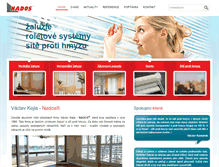 Tablet Screenshot of nados.cz